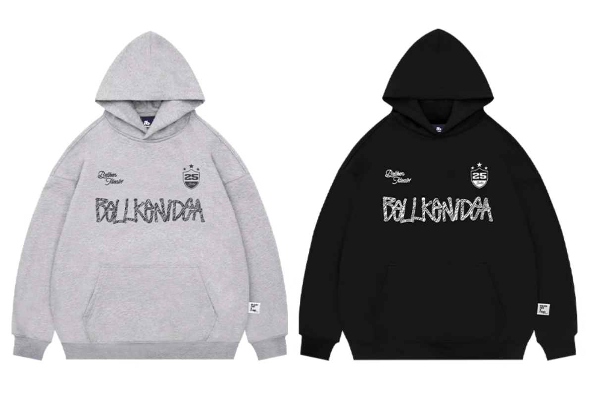 【445G】BELLKENIDEA logo print hoodie N5113 - ファッション通販 NNine(ナイン)