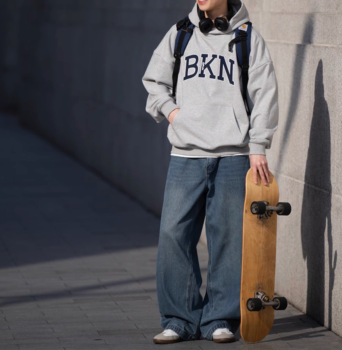 【445G】kangaroo pocket hoodie N4642 - NNine