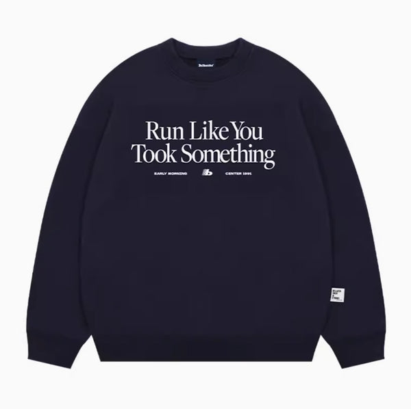 【445G】printed sweatshirt / メッセージプリントトレーナー N4253 - NNine