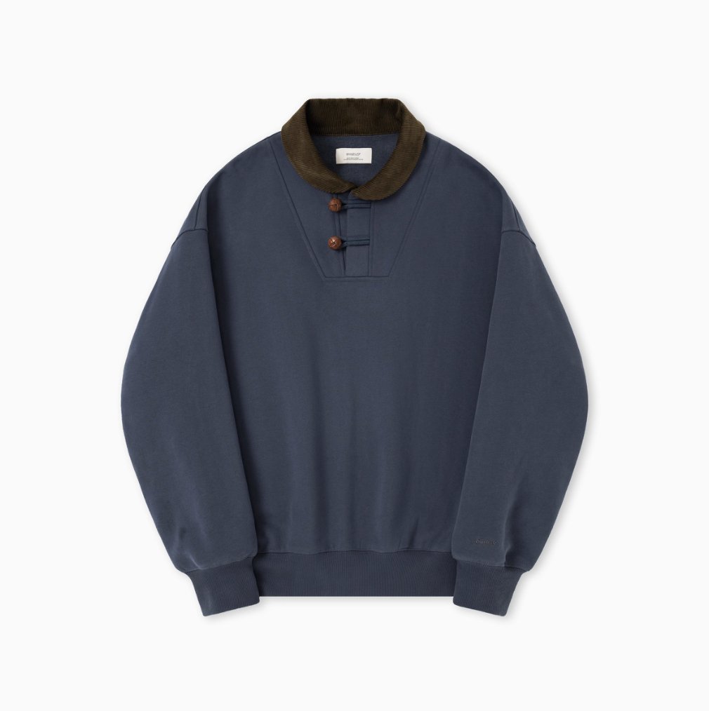 【450G】corduroy collar sweatshirt N4696 - NNine