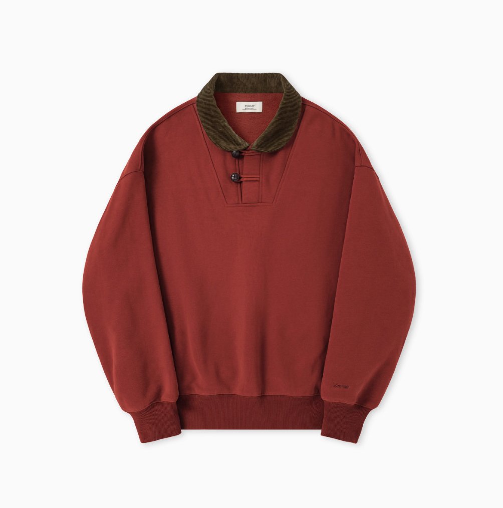 【450G】corduroy collar sweatshirt N4696 - NNine