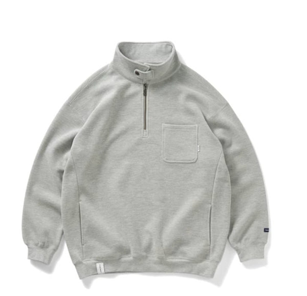 【450G】stand collar half zip sweatshirt / スタンドカラーハーフジップスウェット N4217 - NNine