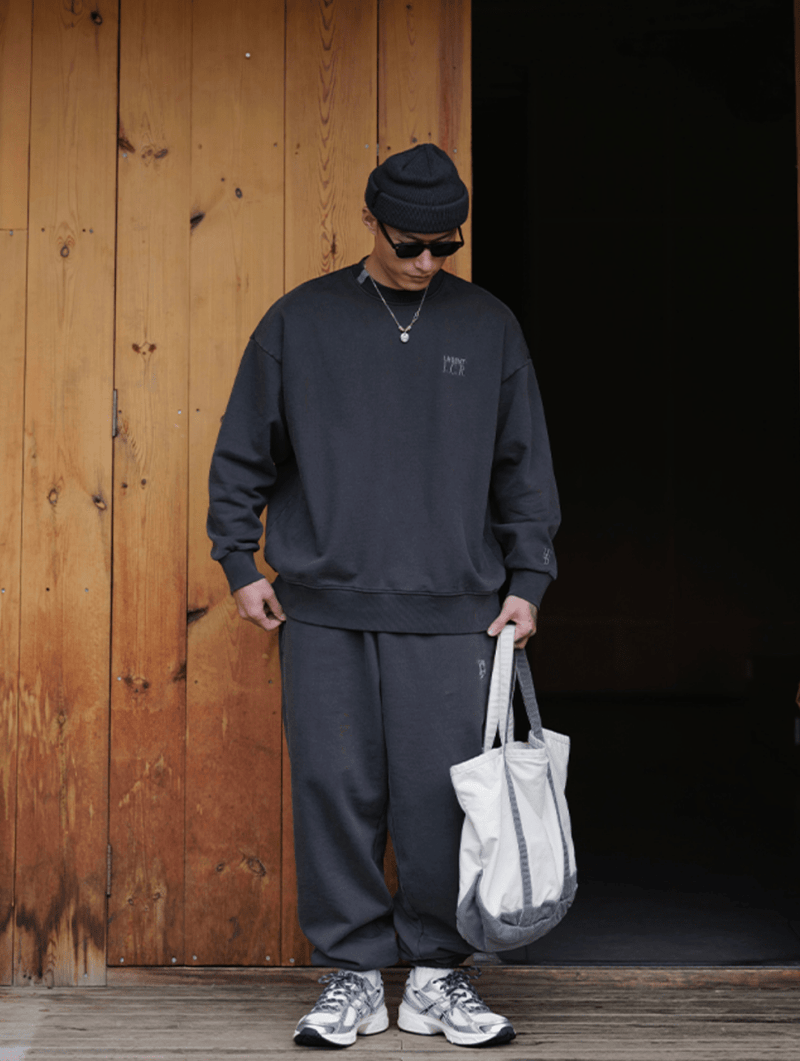 【500G】ribbed sweatpants N4849 - NNine