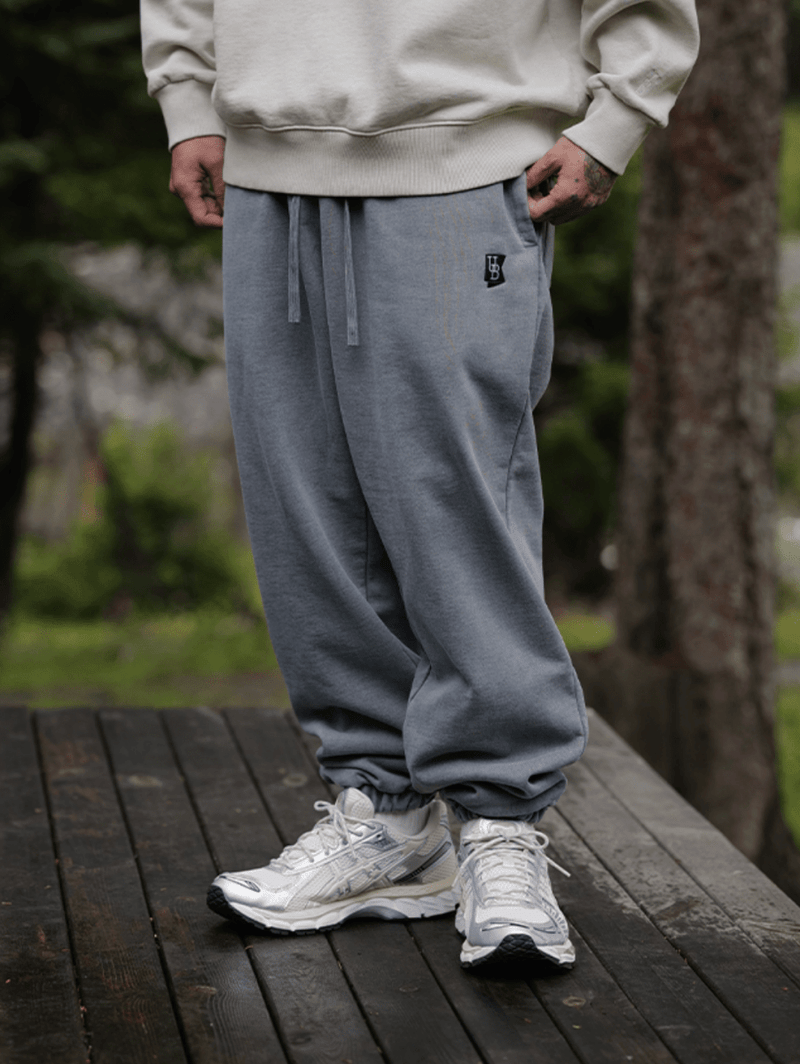 【500G】ribbed sweatpants N4849 - NNine