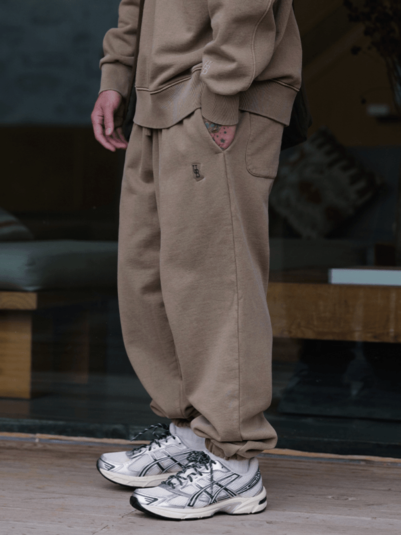 【500G】ribbed sweatpants N4849 - NNine