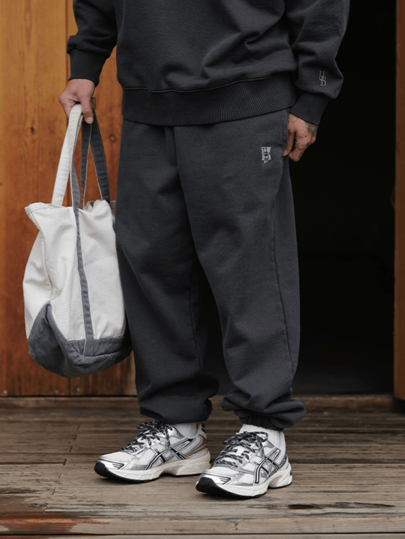 【500G】ribbed sweatpants N4849 - NNine