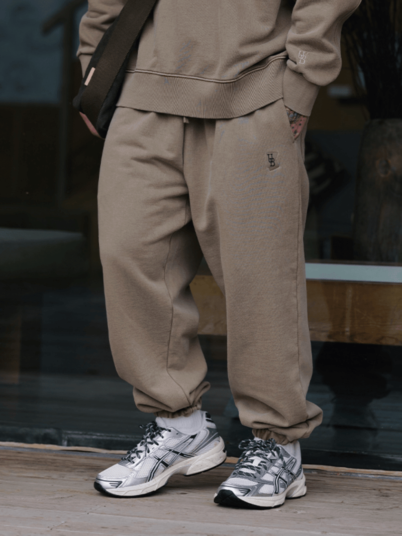 【500G】ribbed sweatpants N4849 - NNine