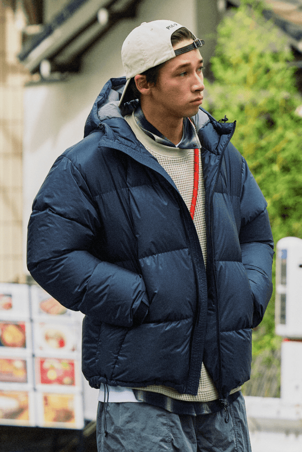 【650FP＋】機能性撥水 detachable hood down jacket N4630 - NNine