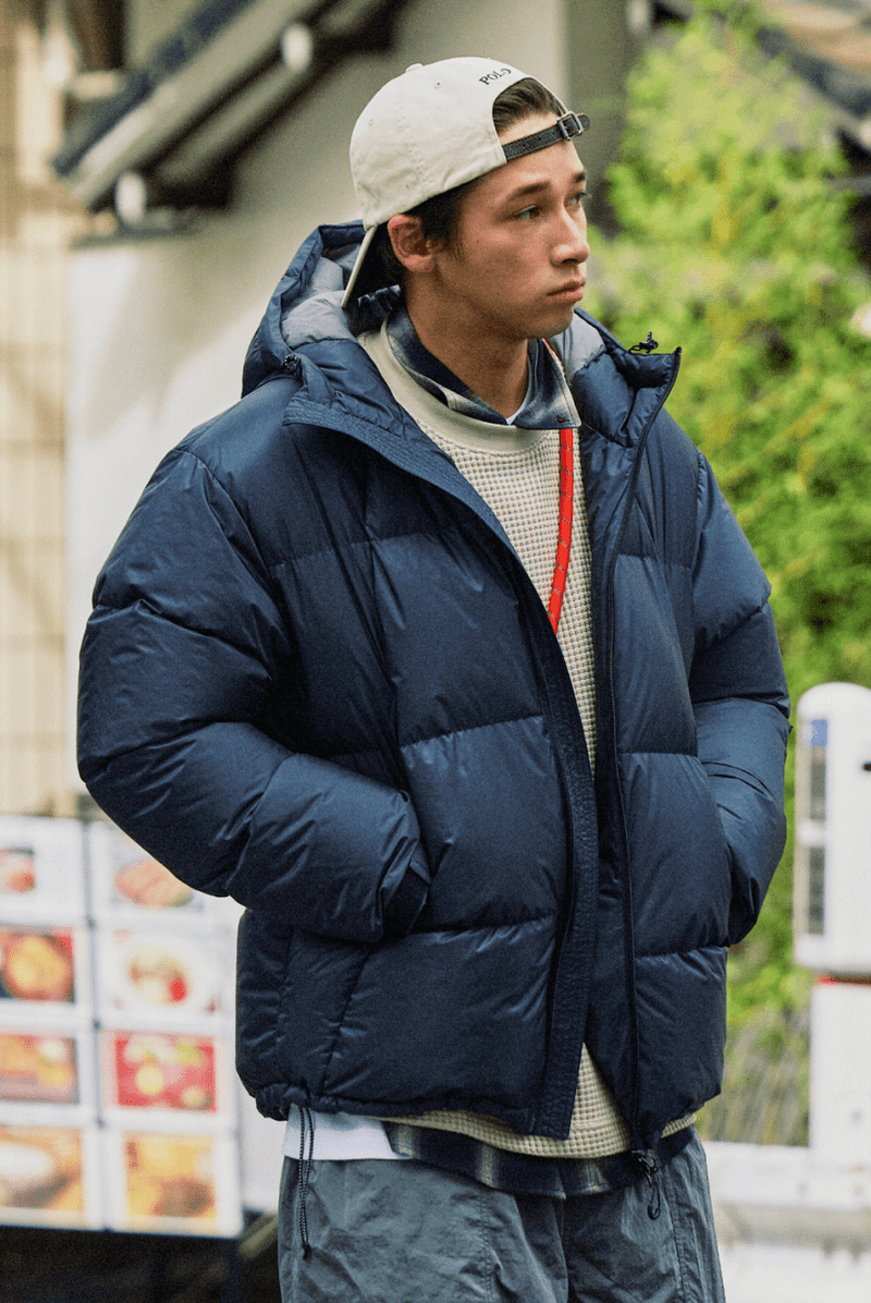 ジャケット・アウター LAY DOWN JACKET GRAY opus japan S-M ジャケット・アウター LAY DOWN JACKET GRAY opus japan S-M