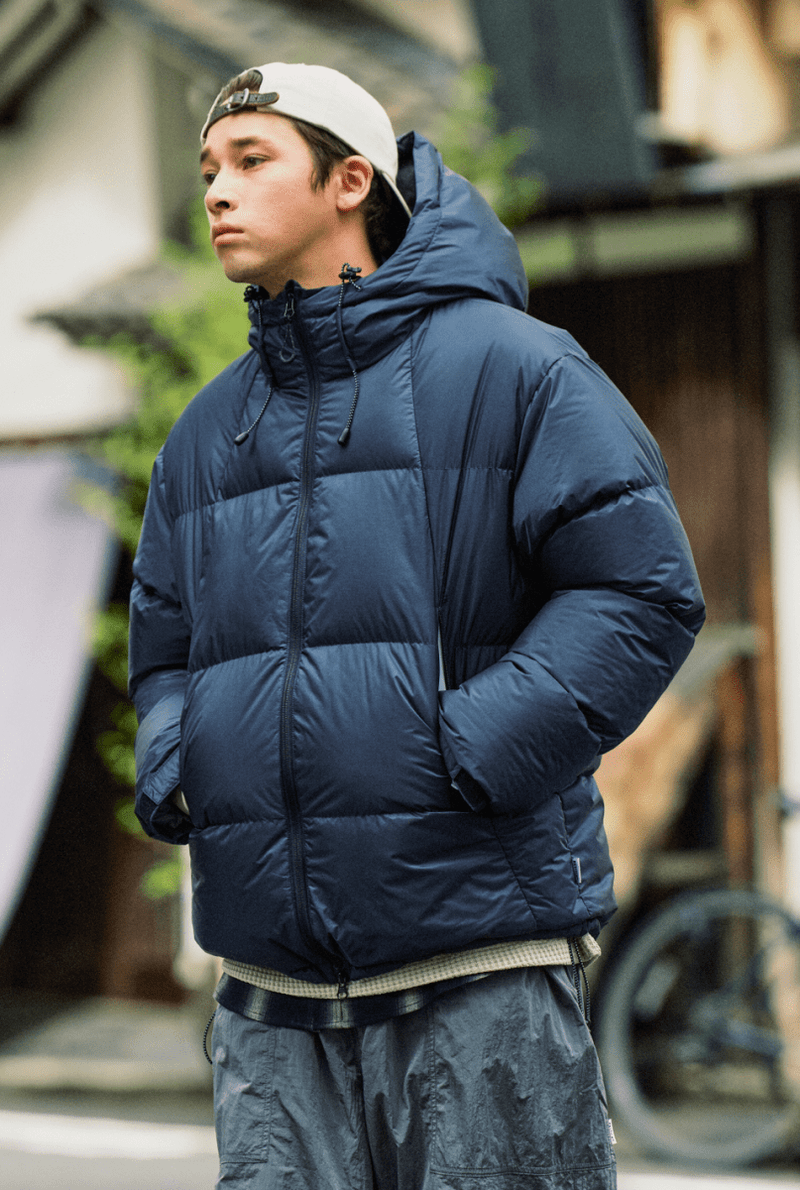 【650FP＋】機能性撥水 detachable hood down jacket N4630 - NNine