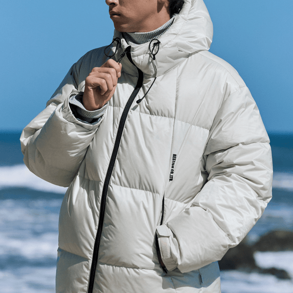 【650FP＋】機能性撥水 detachable hood down jacket N4630 - NNine