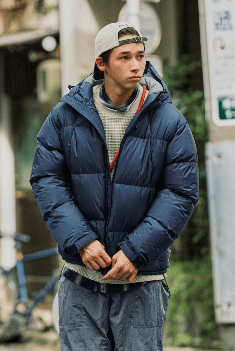 【650FP＋】機能性撥水 detachable hood down jacket N4630 - NNine