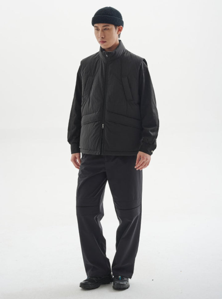 【撥水機能性650FP＋】white duck down vest N4720 - NNine