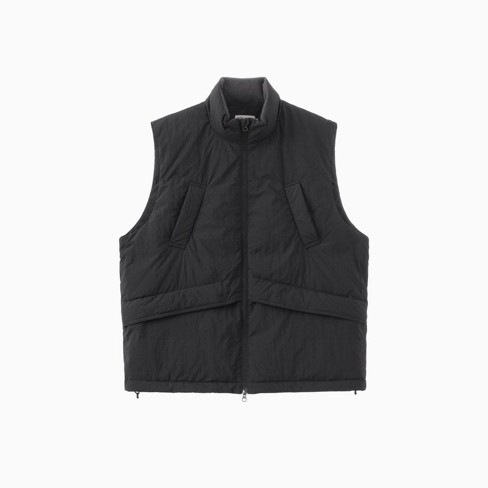 【撥水機能性650FP＋】white duck down vest N4720 - NNine