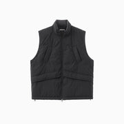 【撥水機能性650FP＋】white duck down vest N4720 - NNine