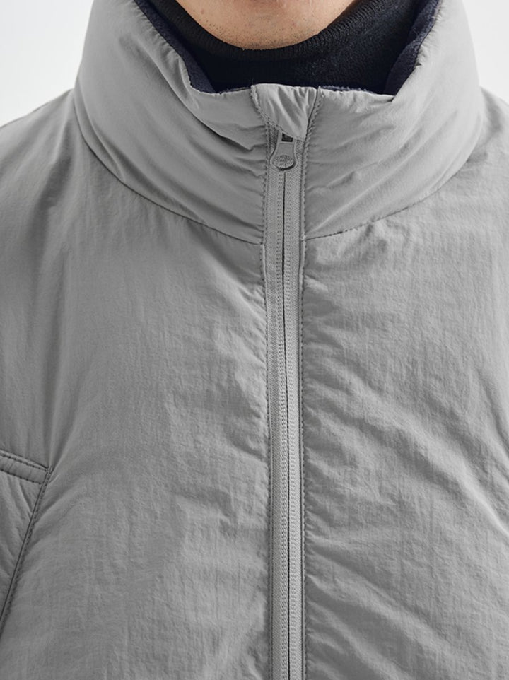 【撥水機能性650FP＋】white duck down vest N4720 - NNine