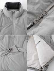 【撥水機能性650FP＋】white duck down vest N4720 - NNine