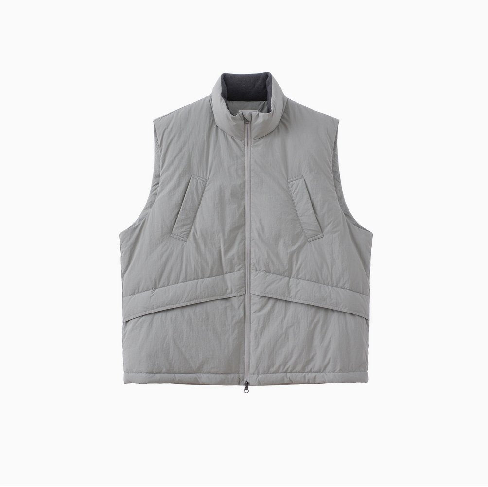 【撥水機能性650FP＋】white duck down vest N4720 - NNine