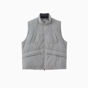 【撥水機能性650FP＋】white duck down vest N4720 - NNine