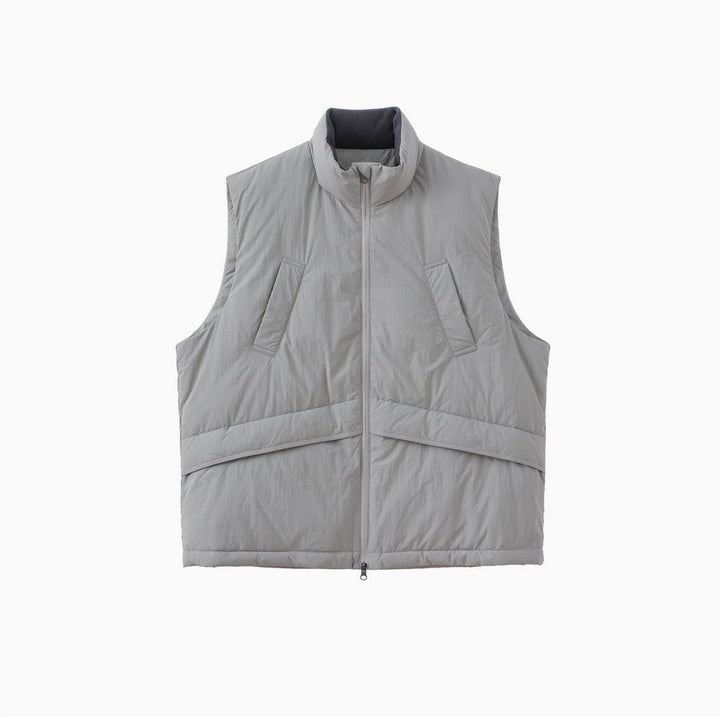 【撥水機能性650FP＋】white duck down vest N4720 - NNine
