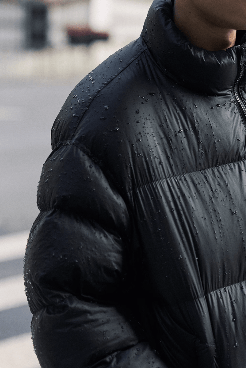 【650PF】機能性　stand collar down jacket N4483 - NNine