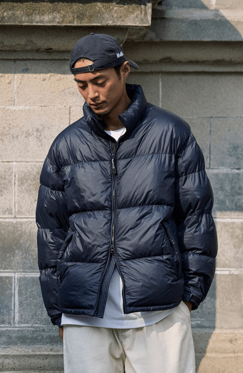 【650PF】機能性　stand collar down jacket N4483 - NNine