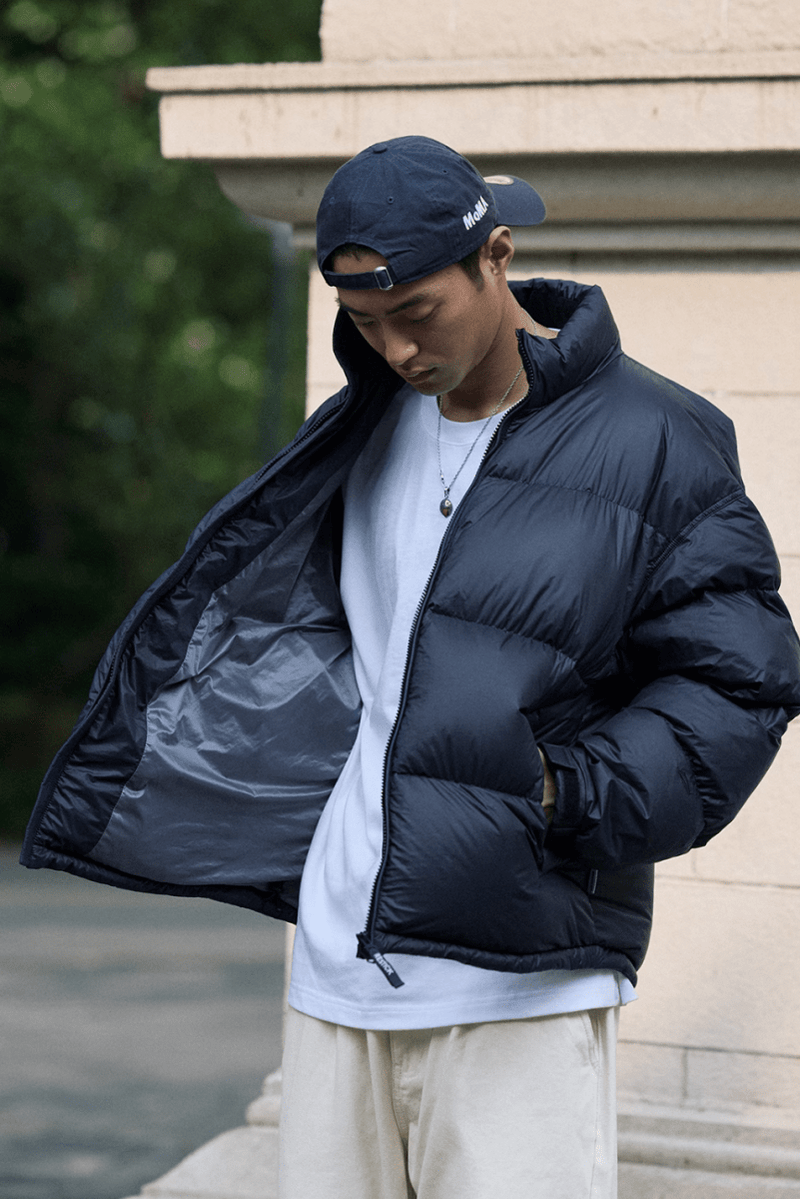 【650PF】機能性　stand collar down jacket N4483 - NNine