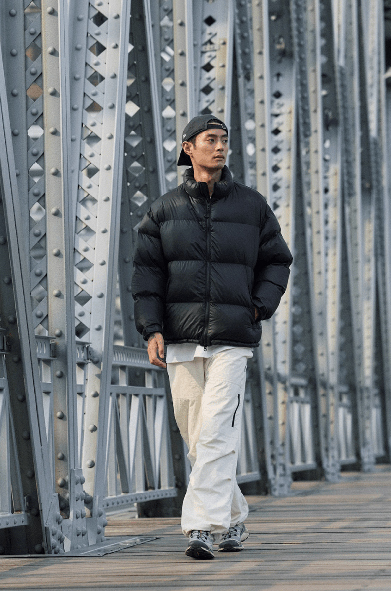 【650PF】機能性　stand collar down jacket N4483 - NNine