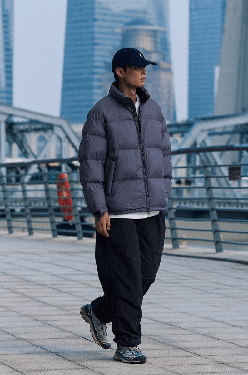 【650PF】機能性　stand collar down jacket N4483 - NNine