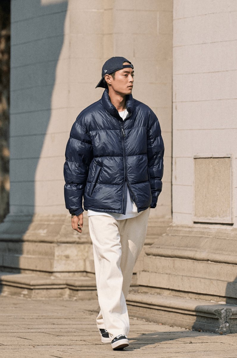 【650PF】機能性　stand collar down jacket N4483 - NNine