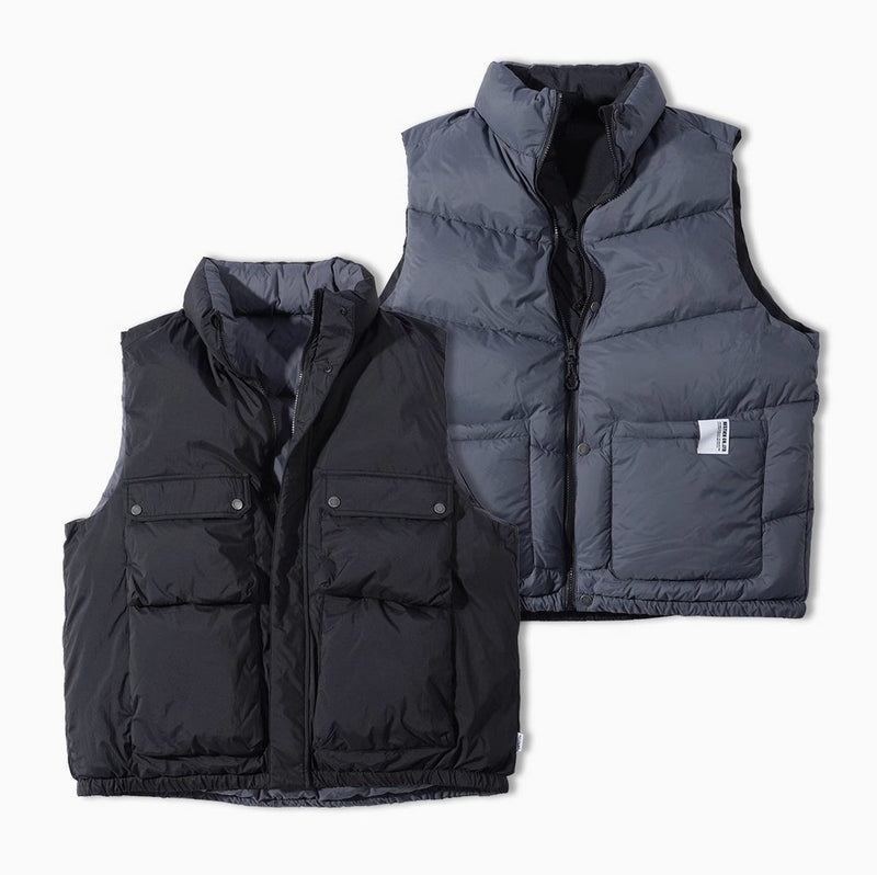 【650フィルパワー】Reversible duck down vest N4592 - NNine