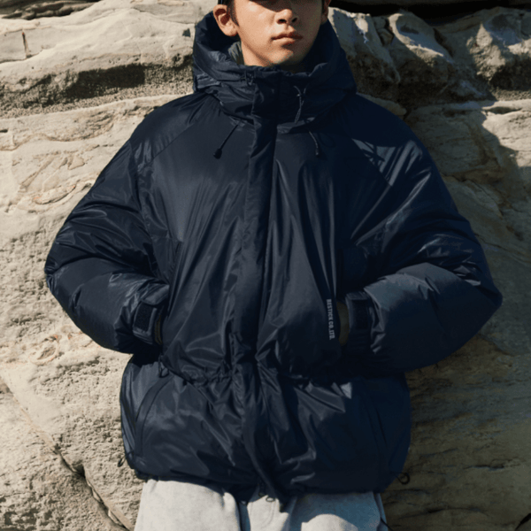 【700FP】機能性ダウン outdoor down jacket N4629 - NNine