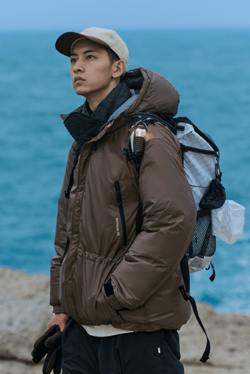 700FP】機能性ダウン outdoor down jacket N4629