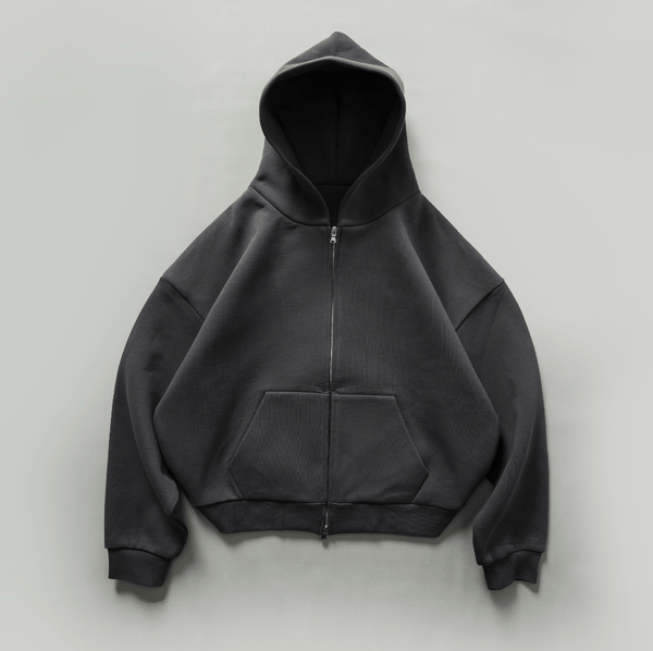 【700G】double zip sweatshirt hoodie N4810 - NNine