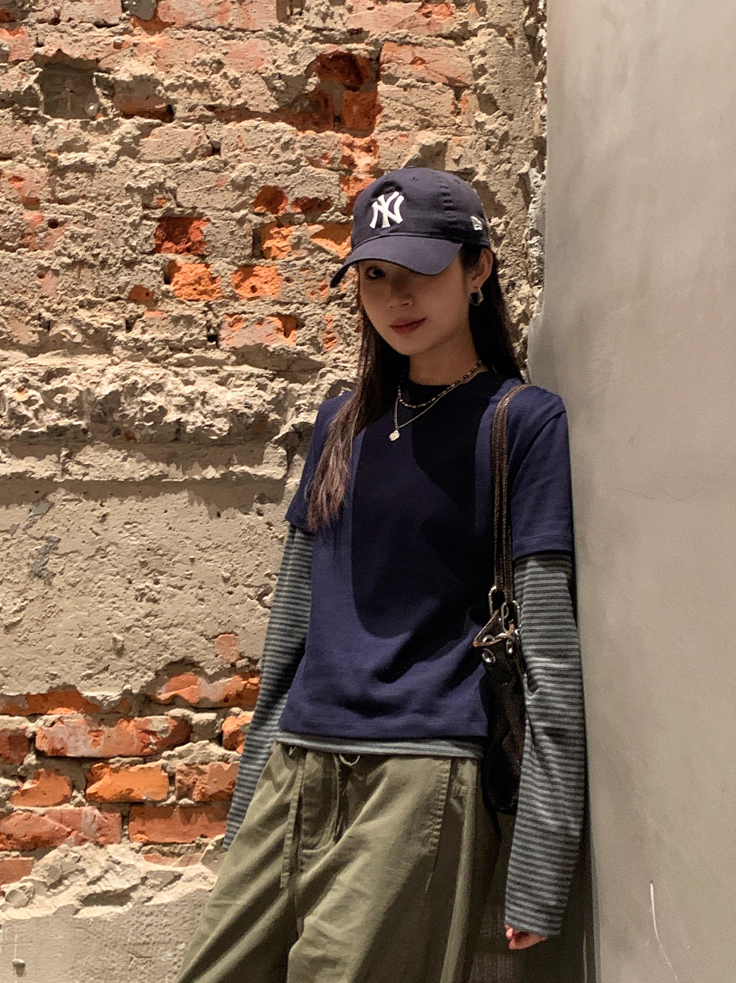 着回し3WAY レイヤードTシャツ2点セット N5890