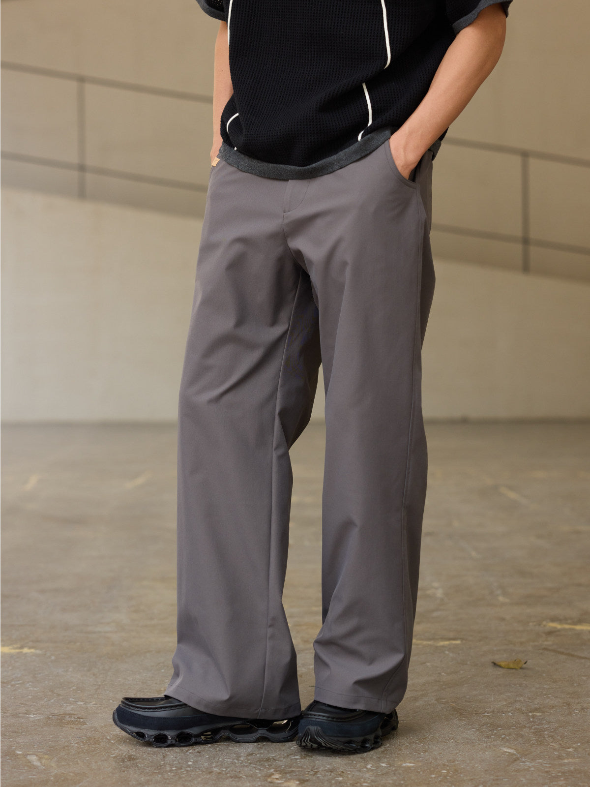 【機能性ウェア】SOERTEXシワ防止 ストレートチノパンツN6522