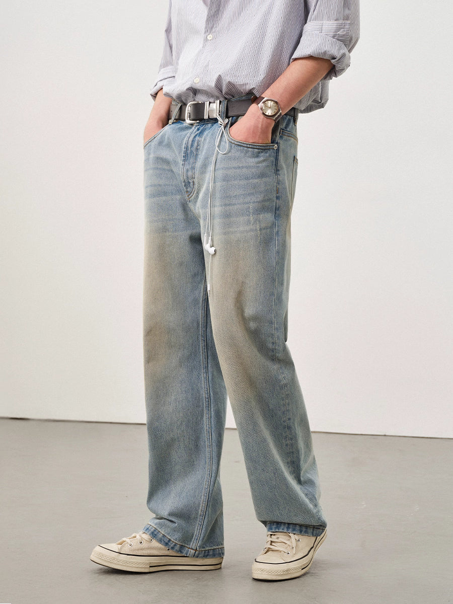 エイジドウォッシュ / 11.2oz ストレートデニム N6132