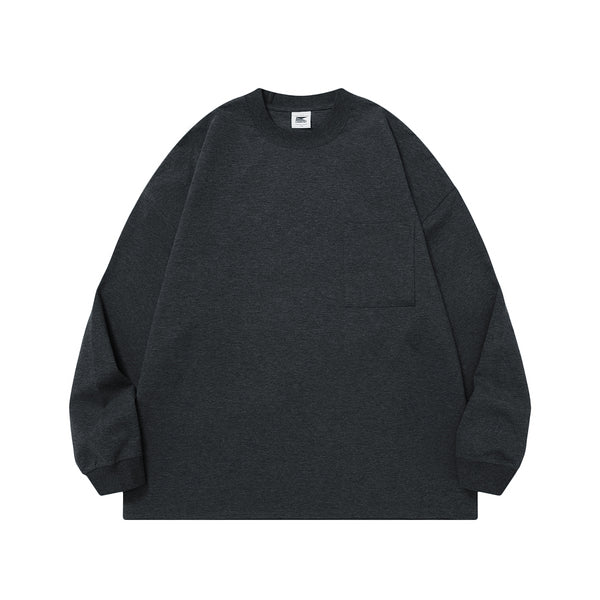 Roman cotton pocket T-shirt / ポケット付きロンT  N4463