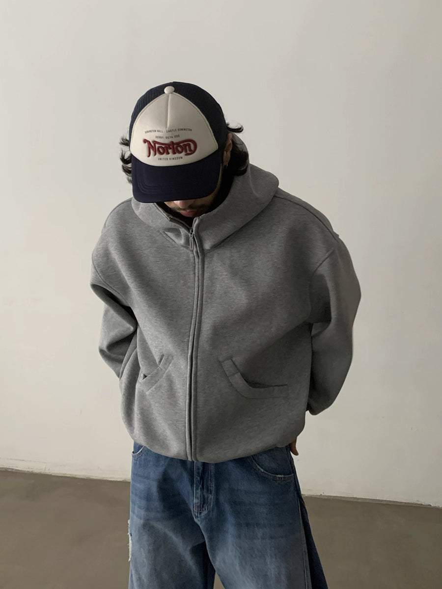 Oversized Boxy Hoodie Sweatshirt N5984