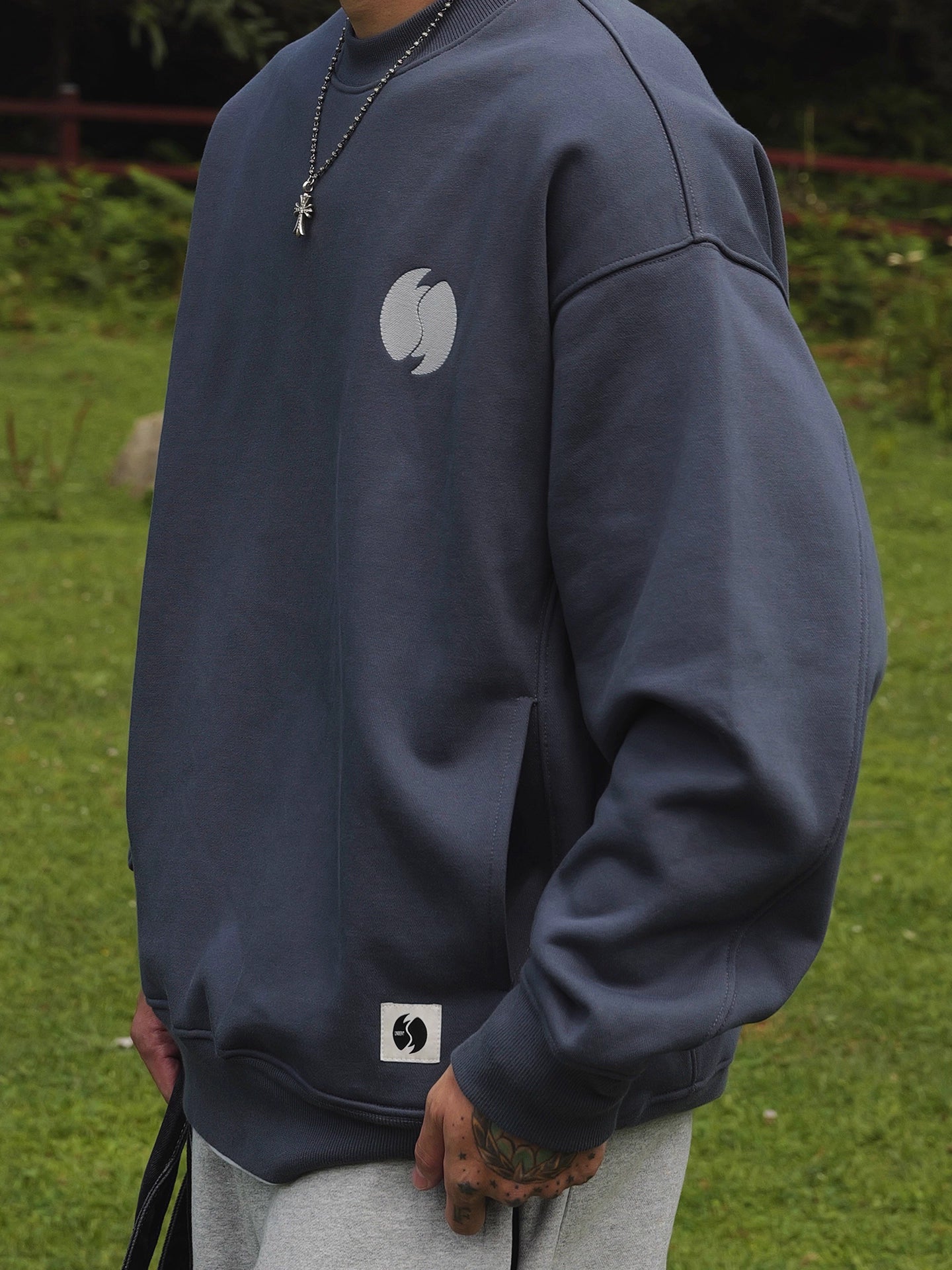 440G・高機能（静電気防止/抗菌）・サイドポケットスウェット　N6129