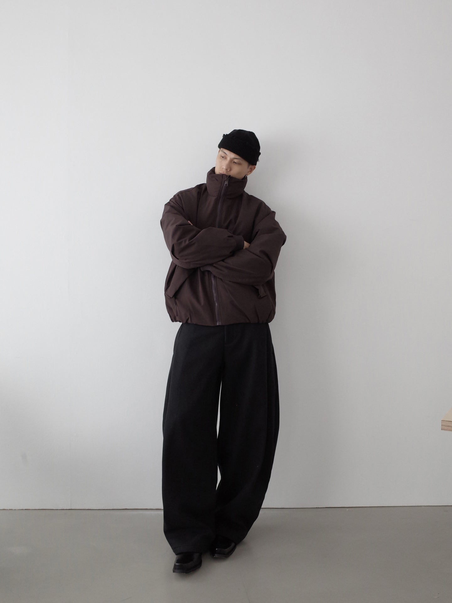 ミニマル・ボリュームダウンブルゾン　N6197