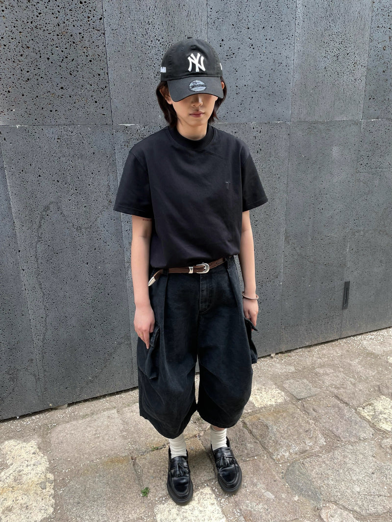 ウォッシュド クロップド ワイドカーゴパンツ / Washed Cropped Cargo   N5594