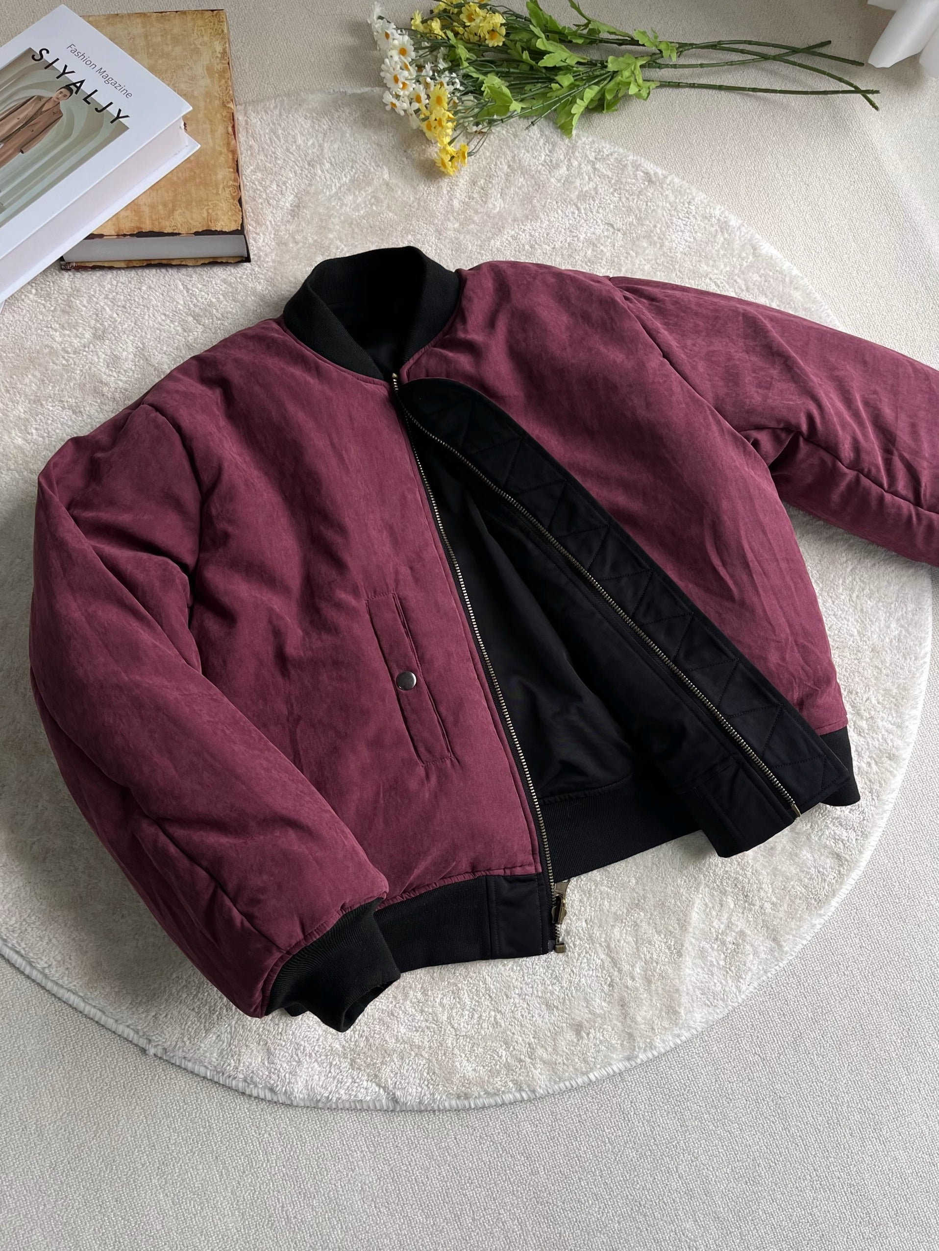 ベルベット＆ナイロン・リバーシブル・パデッドMA-1 N6240