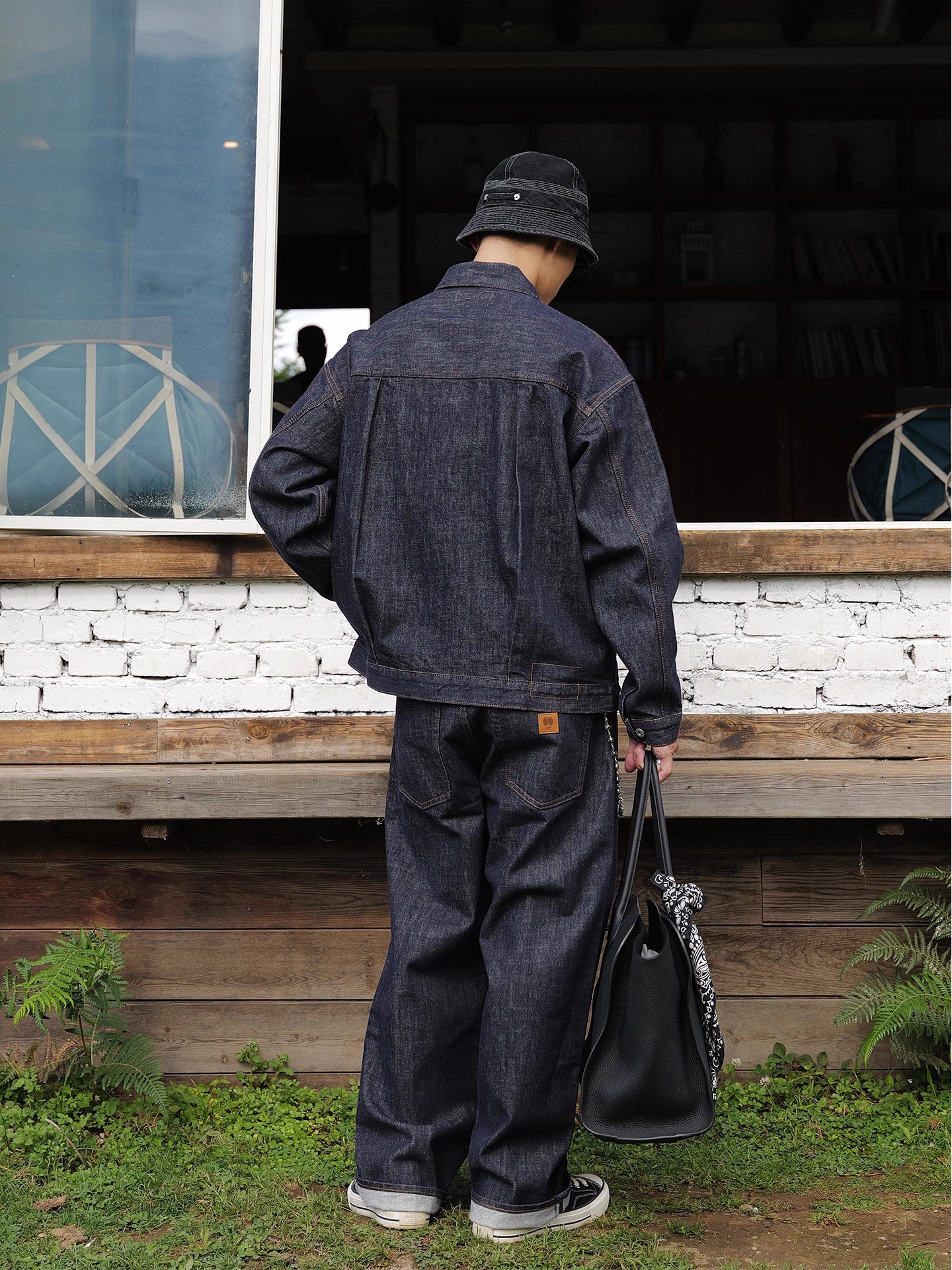 16ozスラブデニム・ワイドストレート N5999