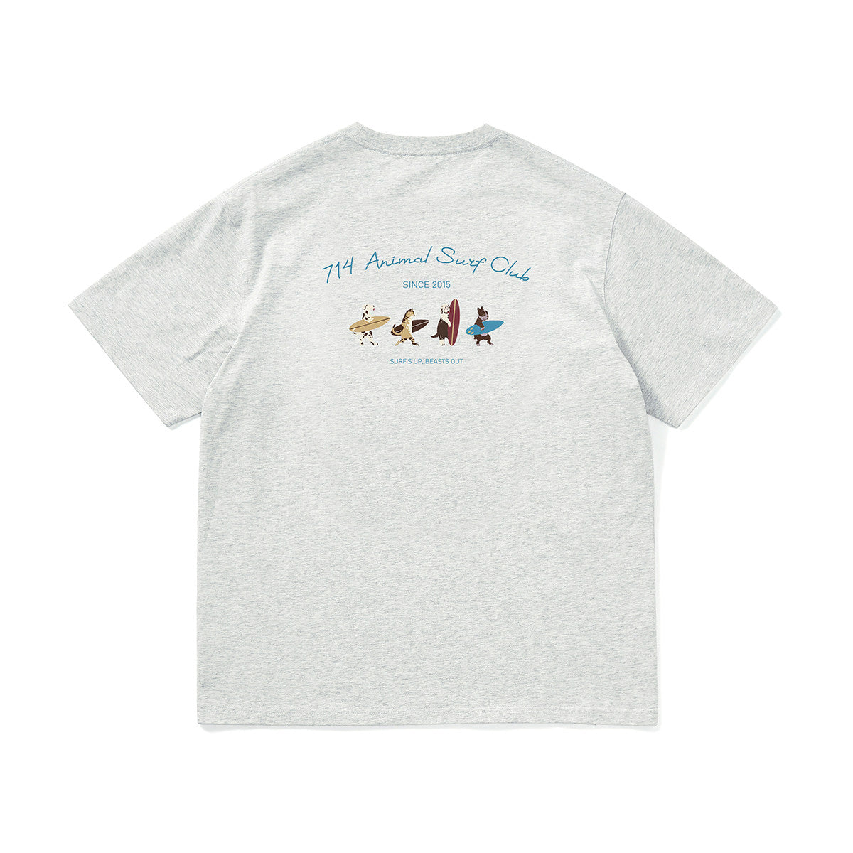 コットン100% アニマルサーフ プリントTシャツ N6738