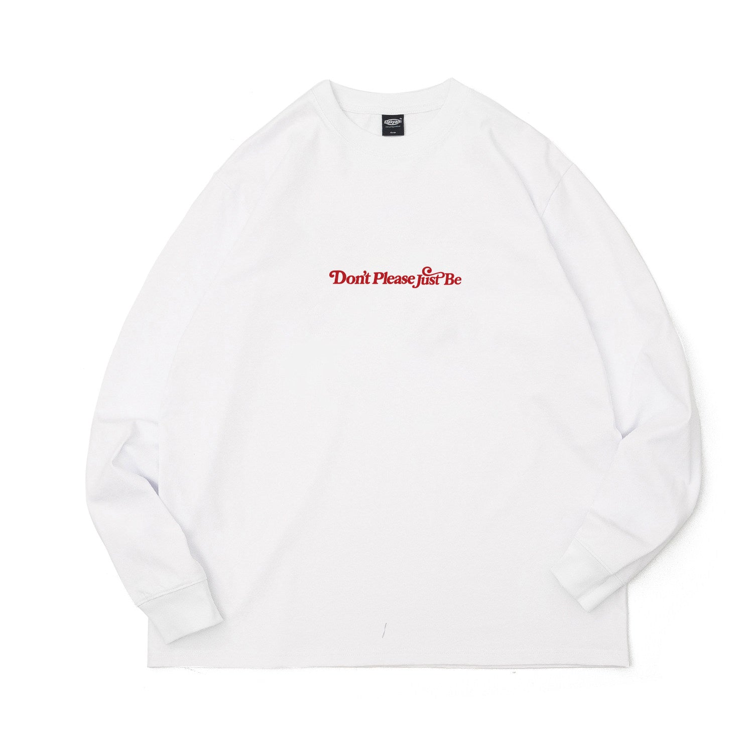 【260G】メッセージロゴ ヘビーウェイト ロングスリーブT　N6384