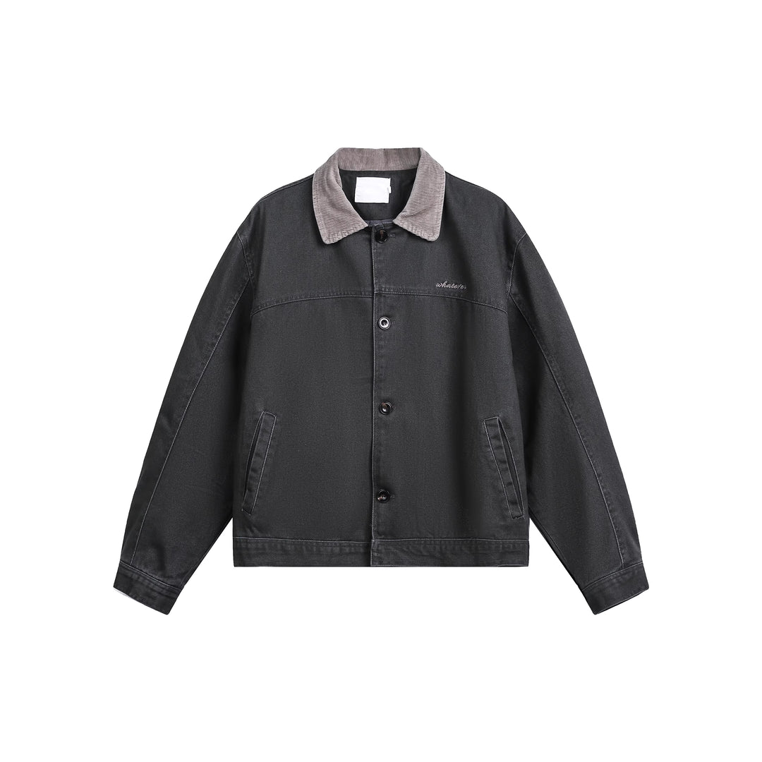 コーデュロイ襟・クロップドワークジャケット N6011