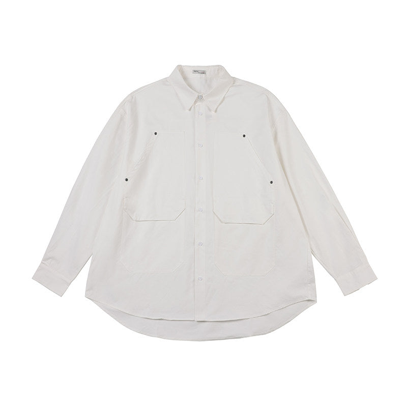 スタッズアクセント ワークシャツジャケット N6724