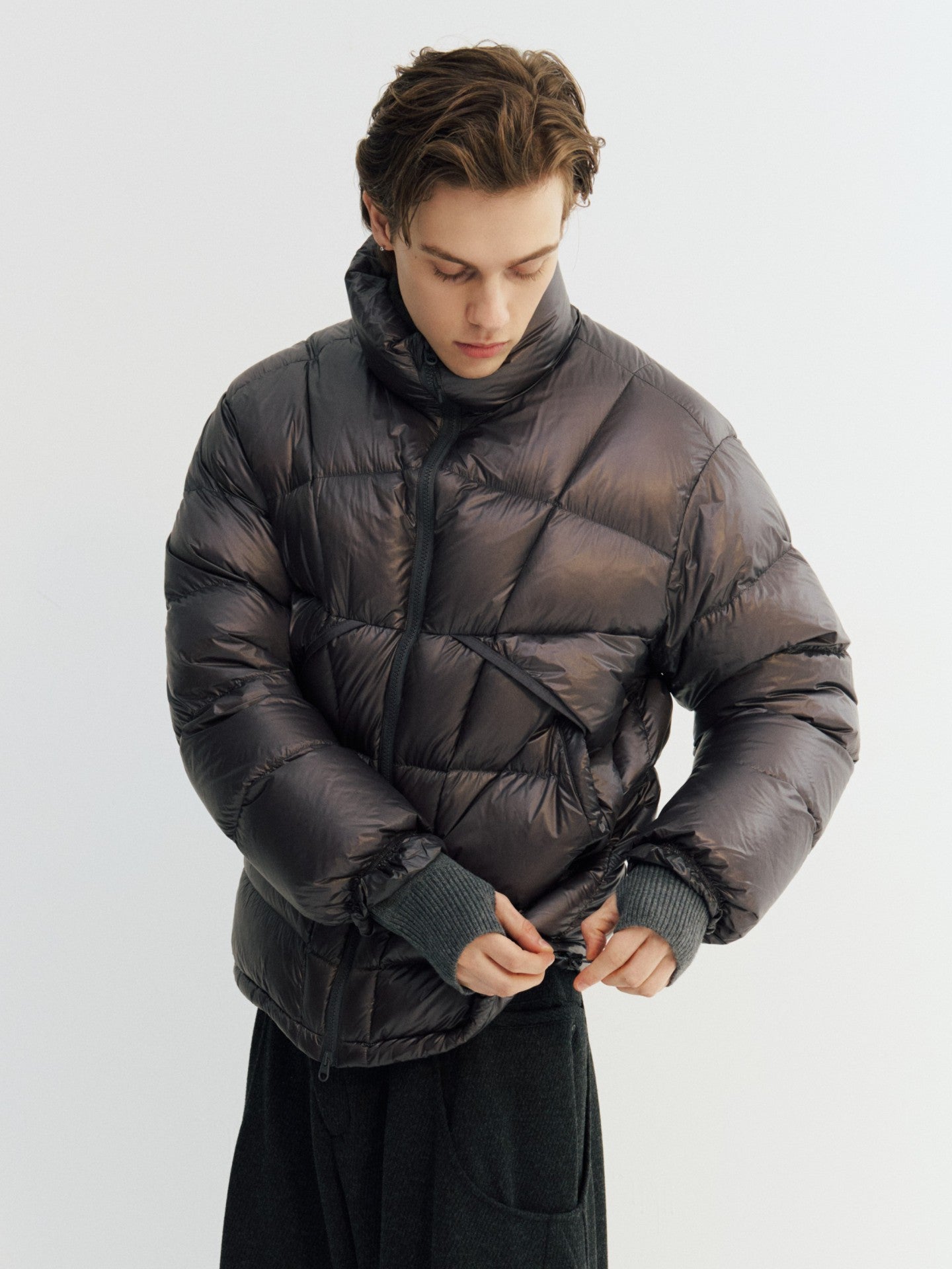 【機能性ウェア】10Dリップストップ・90%ダックダウン・パファージャケット N6183