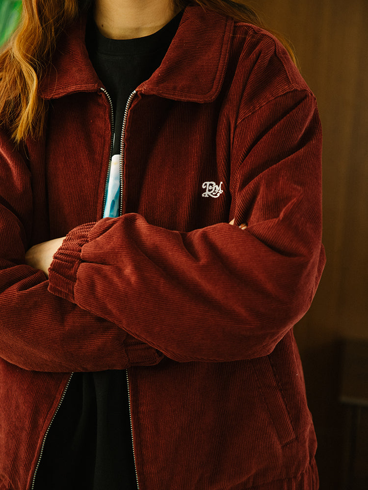 コーデュロイ×ボア 中綿ウォームジャケット　N6325